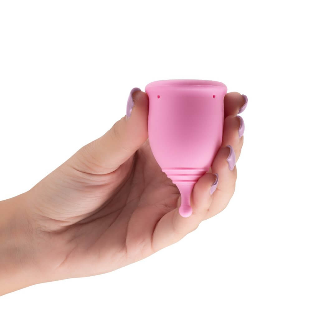CRUSHIOUS - COPAS MENSTRUALES MINERVA (S + L) CON BOLSA Y LIMPIADOR DE JUGUETES 150 ML - Imagen 2