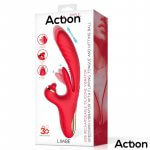 ACTION - LIMBE VIBRADOR CON LENGUA FLIP-FLAP, BOLA PERCUTORA Y UP AND DOWN