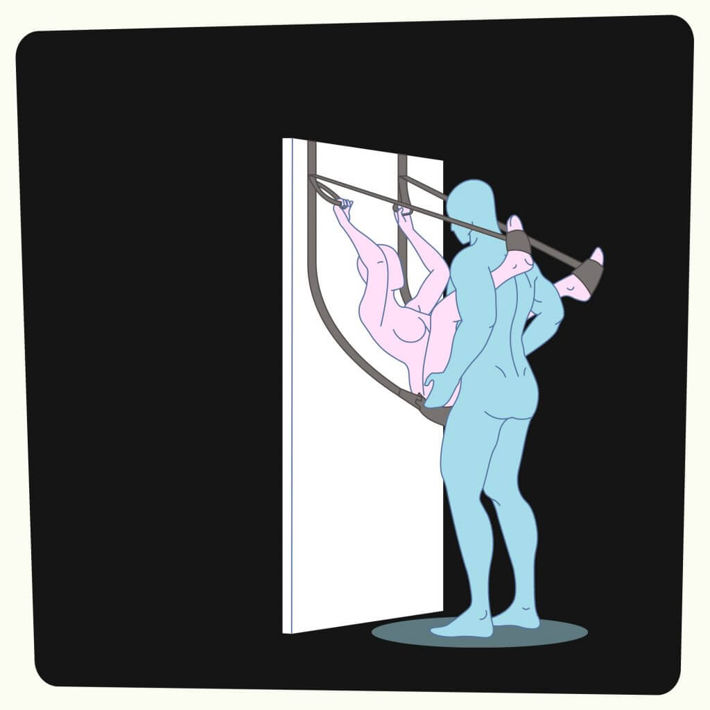 CRUSHIOUS - COLUMPIO DE PUERTA DELUXE SEX DOOR SWING - Imagen 10