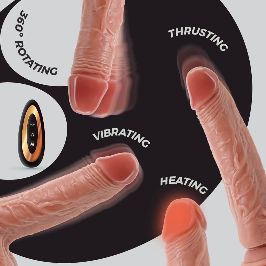 CRUSHIOUS - VIBRADOR DE SILICONA LÍQUIDA INVIKTUS VIBE 7,5 - Imagen 2