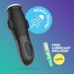 CRUSHIOUS - MASTURBADOR GARGANTUA CON FUNDA EXTRAÍBLE, SUCCIÓN Y LUBRICANTE GRATUITO