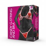 SPENCER & FLEETWOOD - LOVERS CANDY SET TANGA Y SUJETADOR DE CARAMELOS