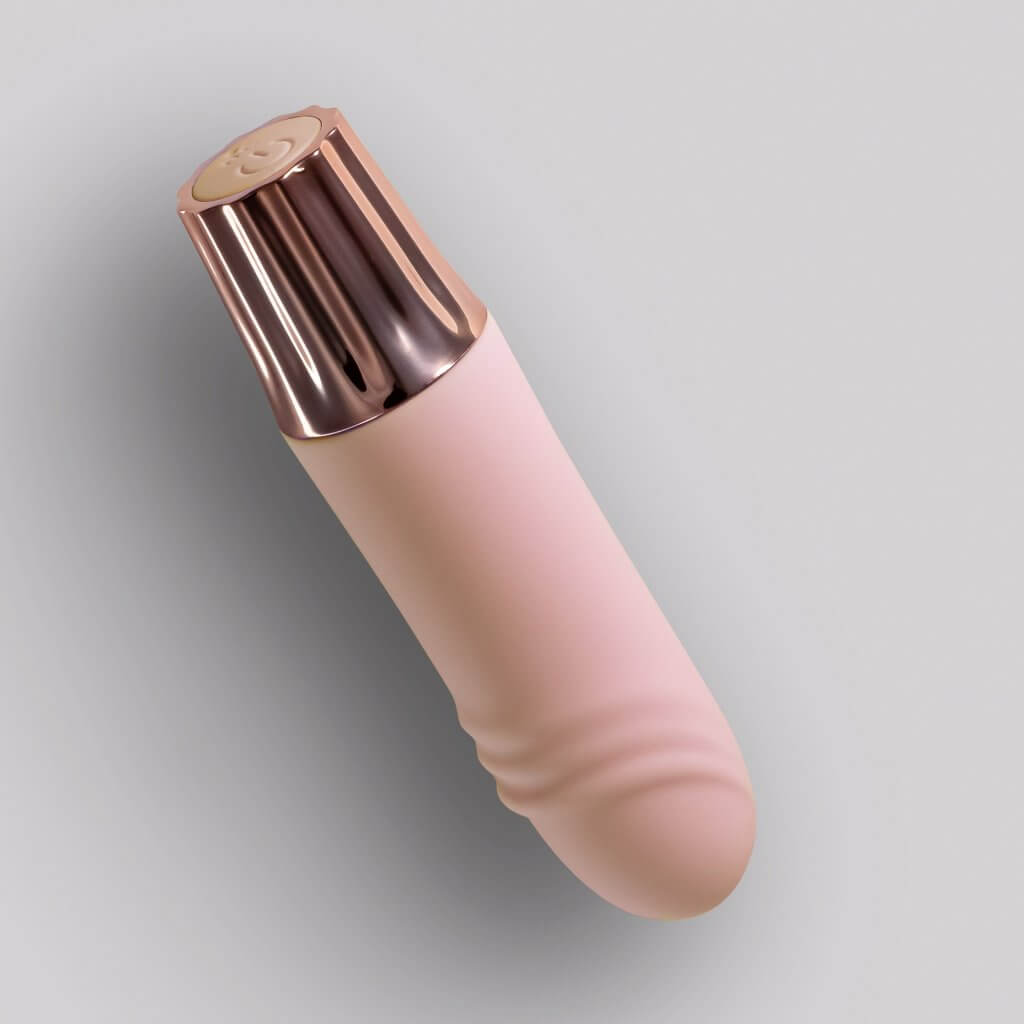 CRUSHIOUS - MINI VIBRADOR MELLOW WAVES ROSA - Imagen 3