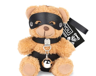 mimi-llavero-de-osito-bdsm-con-collar-y-cascabel