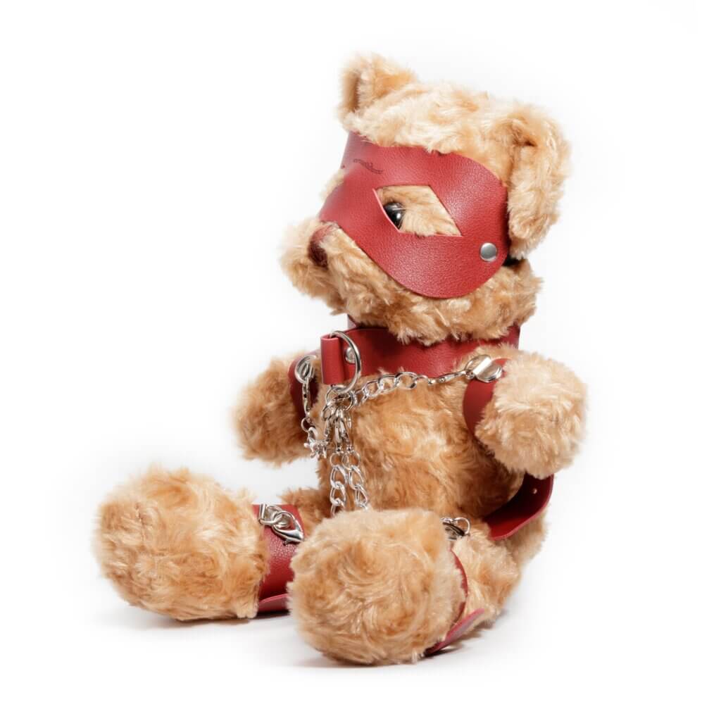 CRUSHIOUS - OSO TEDDY BONDAGE CRUSHITO ROJO 31CM - Imagen 2