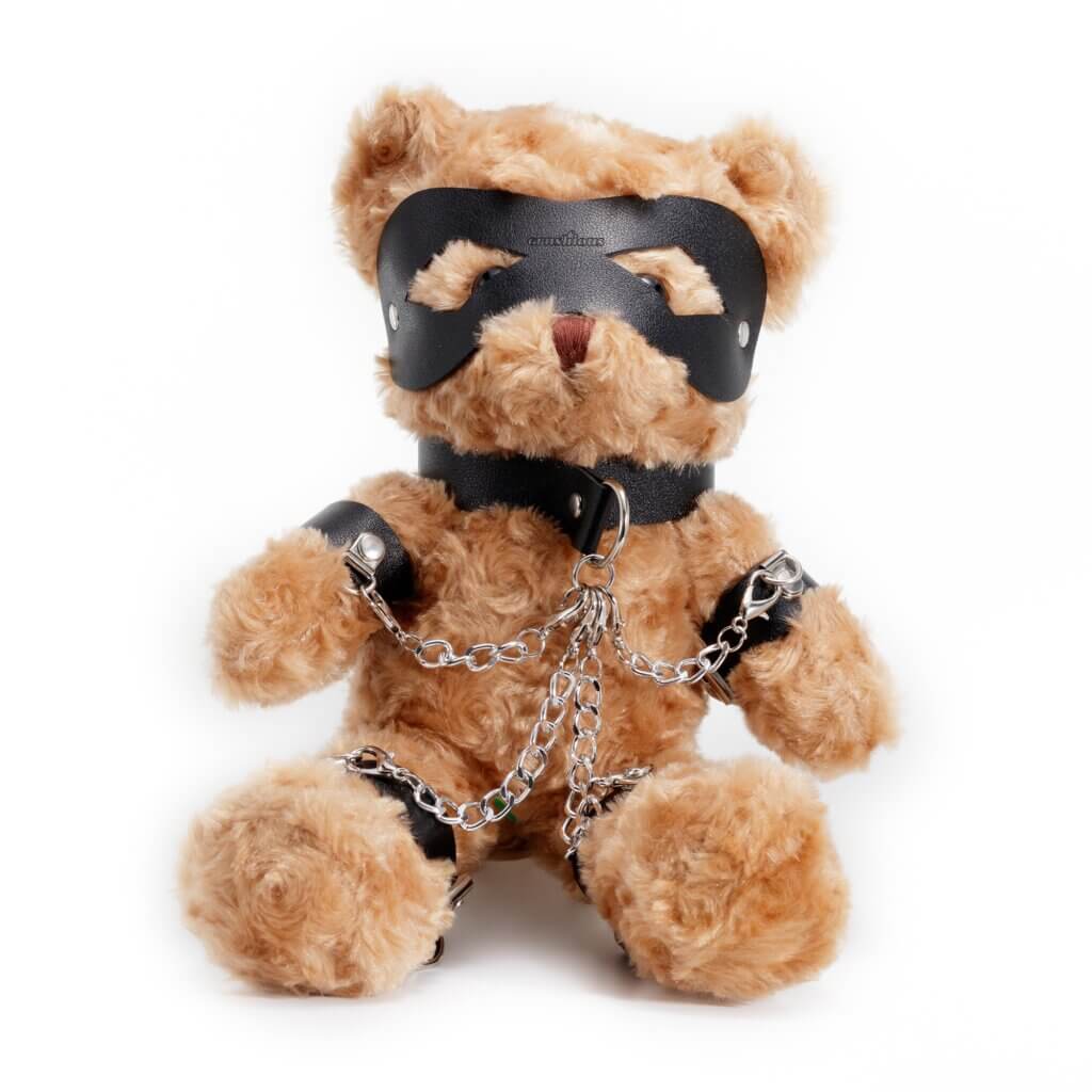 CRUSHIOUS - OSO TEDDY BONDAGE CRUSHITO NEGRO 31CM - Imagen 2