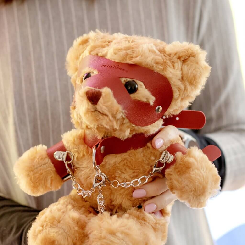 CRUSHIOUS - OSO TEDDY BONDAGE CRUSHITO ROJO 31CM - Imagen 3