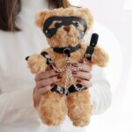 CRUSHIOUS - OSO TEDDY BONDAGE CRUSHITO NEGRO 31CM