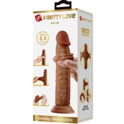 PRETTY LOVE - KEON DILDO REALÍSTICO 21 CM MULATO - Imagen 2