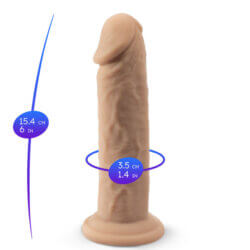 SILEXD - PENE REALÍSTICO MODELO 2 SILICONA TERMOREACTIVO 15.4 CM - Imagen 3