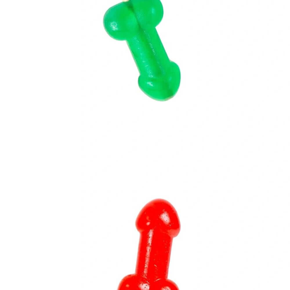 SECRETPLAY – LOTE PIRULETA PENE CARAMELO CEREZA CON EFECTO CALOR PICANTE + PIRULETA PENE CARAMELO MENTA CON EFECTO FRIO