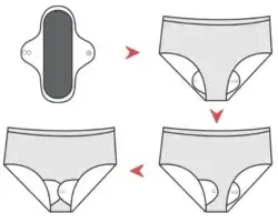 SENSUAL - SALVASLIP DE TELA ECOLOGICO - Imagen 2