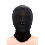 NS NOVELTIES - FETISH & FASHION PASAMONTAÑAS COMPLETO CON CREMALLERA NYLON NEGRO