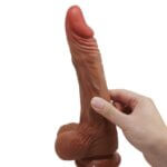 BAILE - CALISTO DILDO REALÍSTICO 25 CM NATURAL CON ROTACION Y EMPUJE