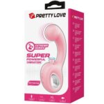 PRETTY LOVE - ERYNNYES VIBRADOR PUNTO G + ESTIMULADOR CLÍTORIS 10 VIBRACIONES ROSA - Imagen 2