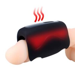TARDE NOCHE - WAVER MASTURBADOR MASCULINO FUNCION CALOR Y VIBRACION FLEXIBLE USB SILICONA - Imagen 3
