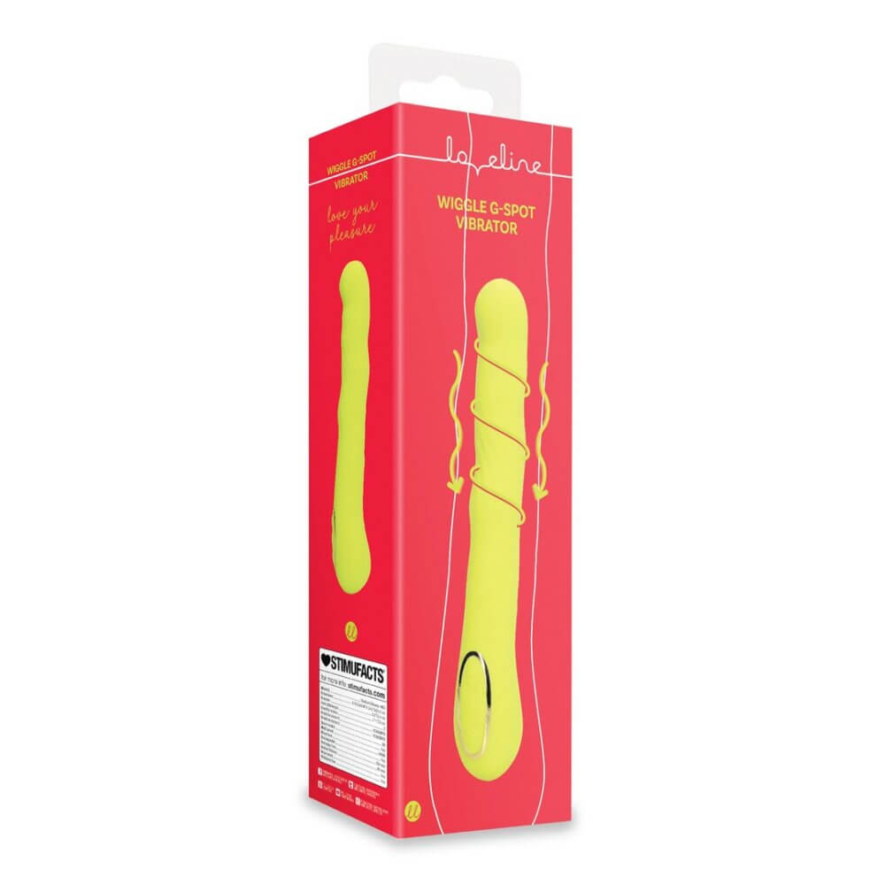 LOVELINE - VIBRADOR PARA PUNTO G WIGGLE LIME PASSION