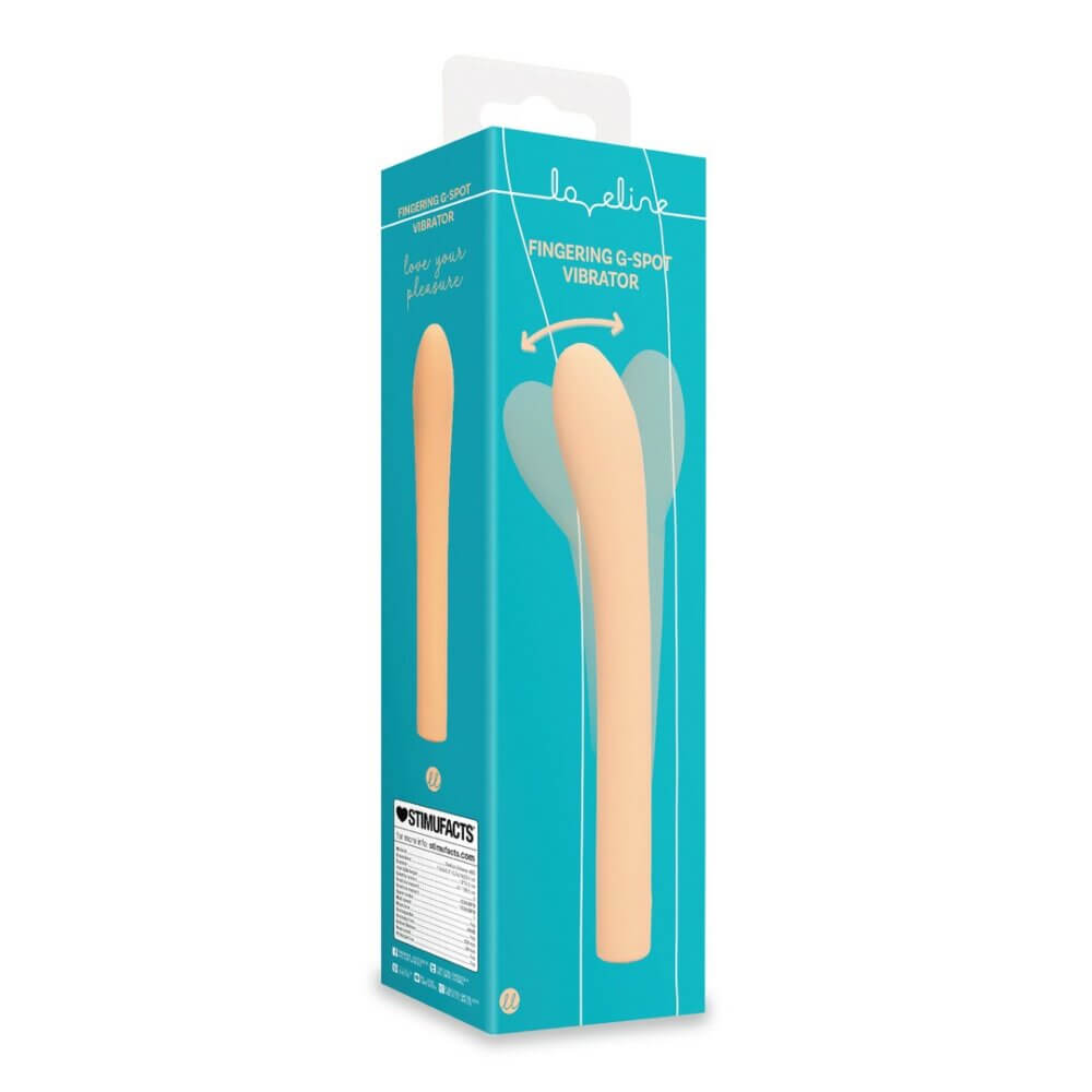 LOVELINE - VIBRADOR PUNTO G PEACH FUZZ
