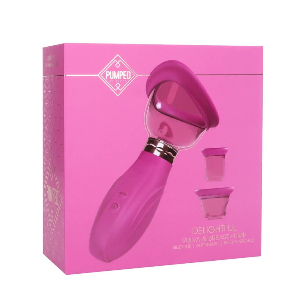 PUMPED - BOMBA PARA VULVA Y SENOS DELIGHTFUL ROSA