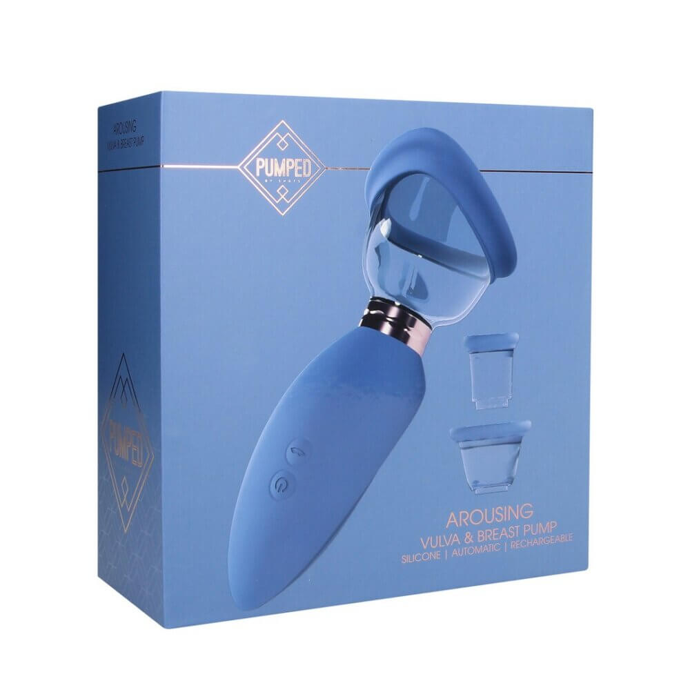 PUMPED - BOMBA PARA VULVA Y SENOS AROUSING BLUE