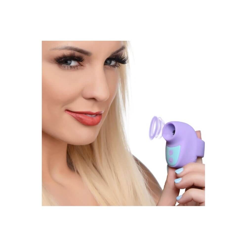 XR - INMI - MINI SUCCIONADOR SHEGASM DEDO USB MORADO