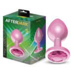 AFTERDARK - PLUG ANAL ANONIZADO ROSA CON JOYA TALLA S - Imagen 2