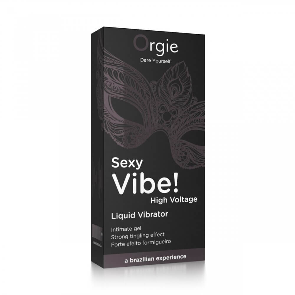ORGIE - VIBRADOR LÍQUIDO SEXY VIBE! HIGH VOLTAGE 15 ML