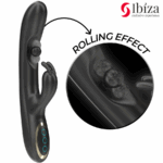 IBIZA - POTENTE VIBRADOR RABBIT CON PERLA ROLLING MASAJEADORA