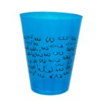 DIVERTY SEX  - VASO PLASTICO PECHOS AZUL 500ml