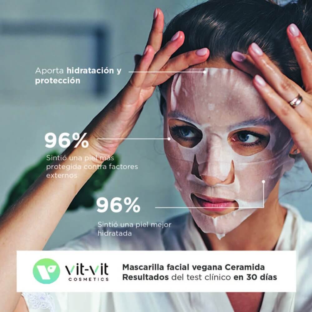 VIT VIT COSMETICS - MASCARILLA DE TEJIDO FACIAL CERAMIDE RESTORATIVE - Imagen 3