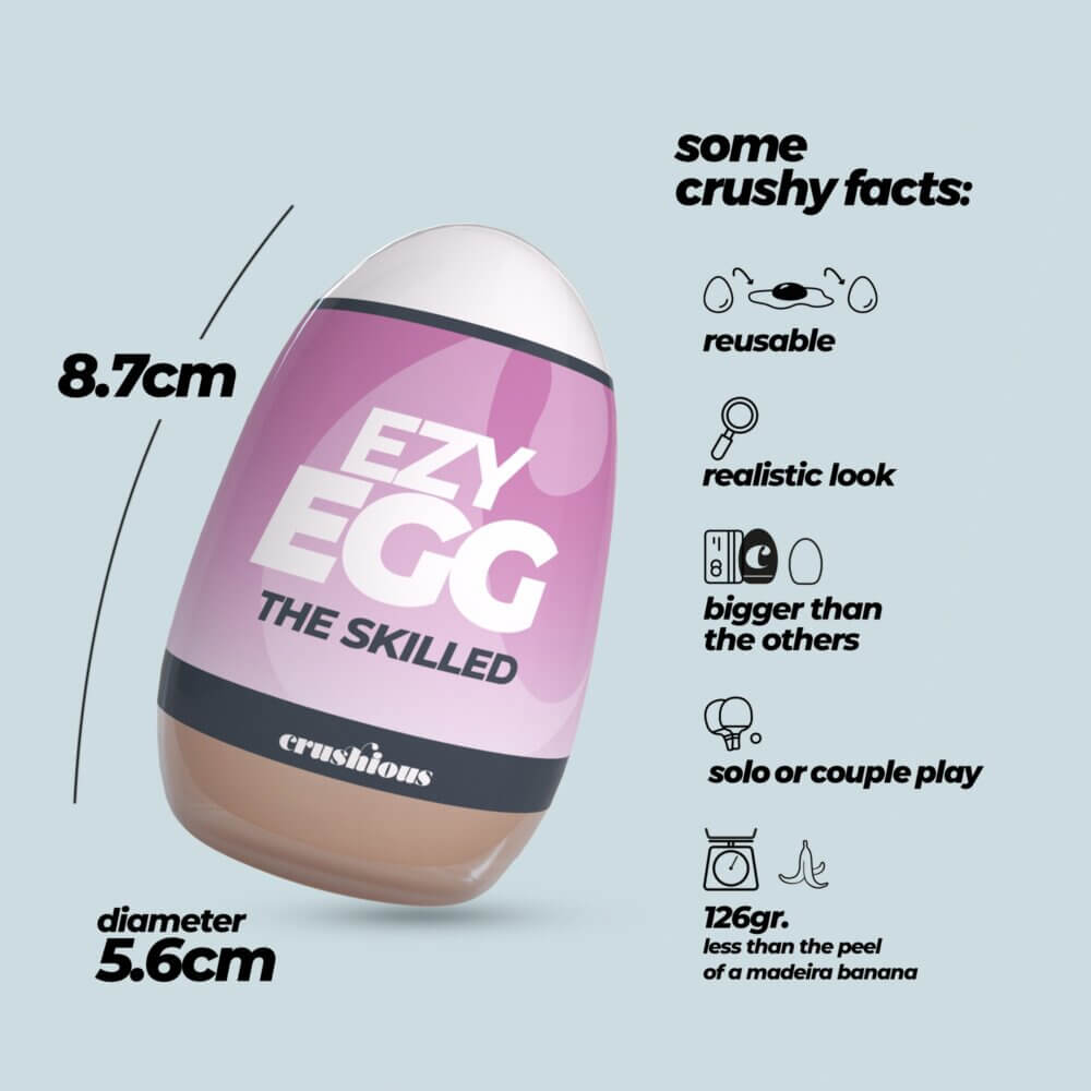 CRUSHIOUS - HUEVO MASTURBADOR EZY EGG THE SKILLED - Imagen 2