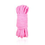 LATETOBED BDSM LINE - CUERDA DE BONDAGE DE ALGODON 5M ROSA