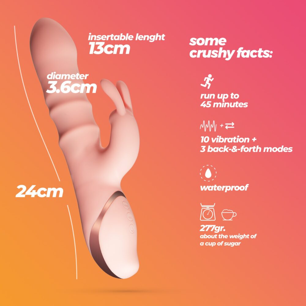 CRUSHIOUS - VIBRADOR RINGLORD RABBIT - Imagen 3