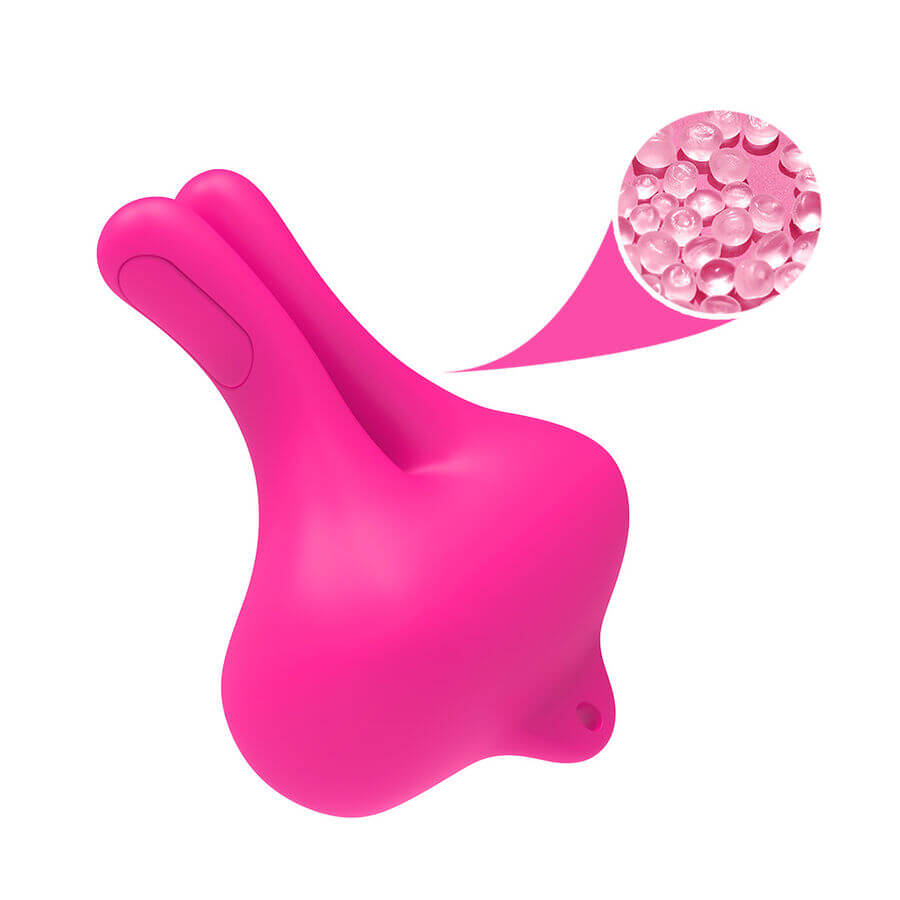 ARMONY - PINZAS PARA PEZONES MAGNÉTICA CON VIBRACIÓN FORMA CONEJO ROSA - Imagen 4