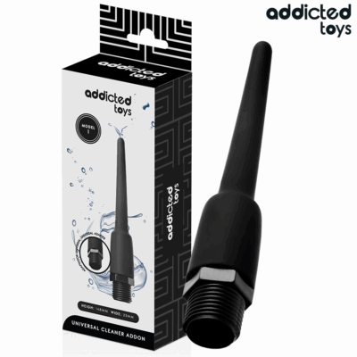 ADDICTED TOYS - LIMPIADOR ANAL CON ADAPTADOR UNIVERSAL MODELO 1