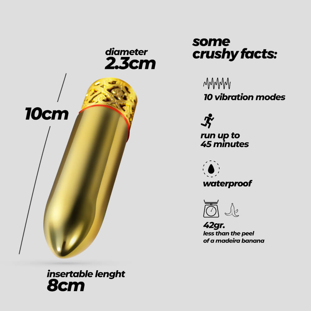 CRUSHIOUS - ROMANOV VIBRADOR CLÁSICO CON FUNDA DE SILICONA EXTRAÍBLE 4 CRUSHIOUS - ROMANOV VIBRADOR CLÁSICO CON FUNDA DE SILICONA EXTRAÍBLE - Imagen 4