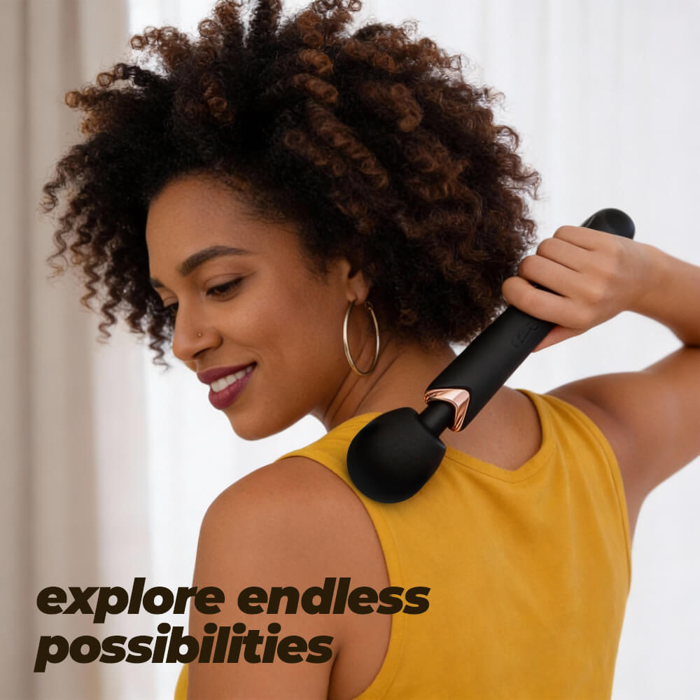 CRUSHIOUS - HOLLY MASAJEADOR VARITA RECARGABLE NEGRO 4 CRUSHIOUS - HOLLY MASAJEADOR VARITA RECARGABLE NEGRO - Imagen 4