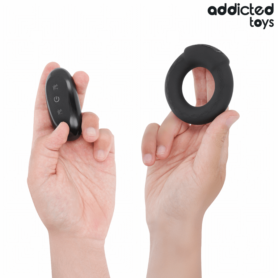 ADDICTED TOYS - ANILLO PENE VIBRADOR EFECTO CALOR 2 ADDICTED TOYS - ANILLO PENE VIBRADOR EFECTO CALOR - Imagen 2