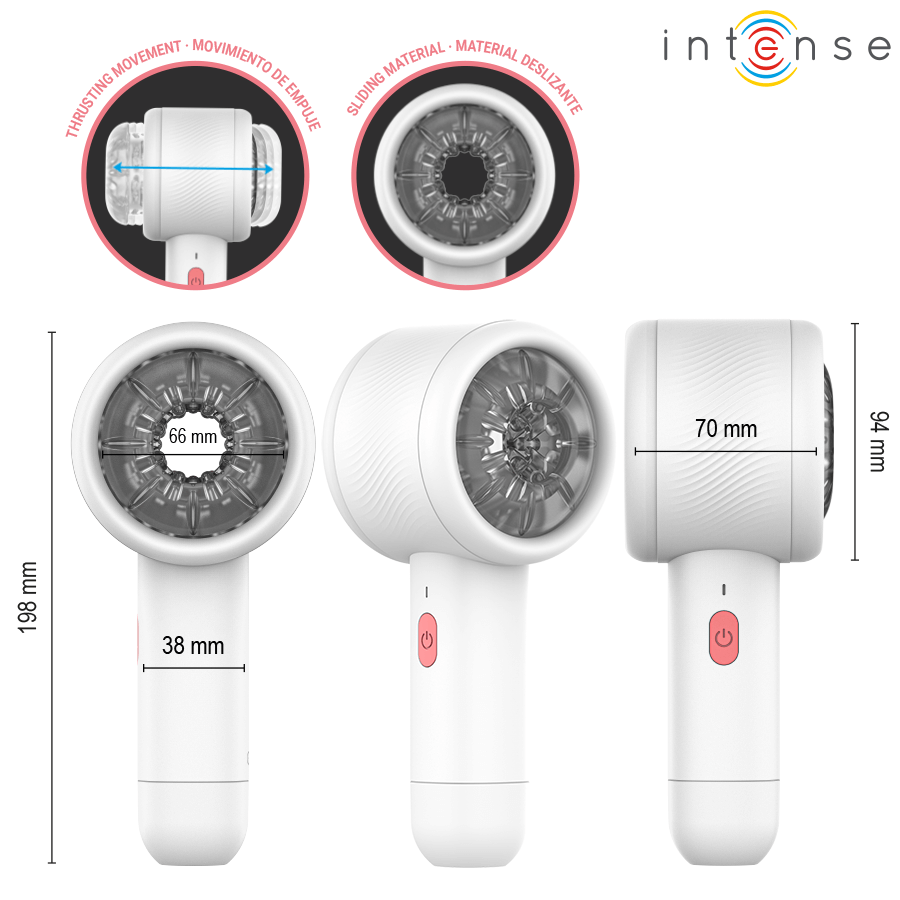 INTENSE - GRIFFIN MASTURBADOR MASCULINO CON EMPUJE AVANZADO 4 INTENSE - GRIFFIN MASTURBADOR MASCULINO CON EMPUJE AVANZADO - Imagen 4