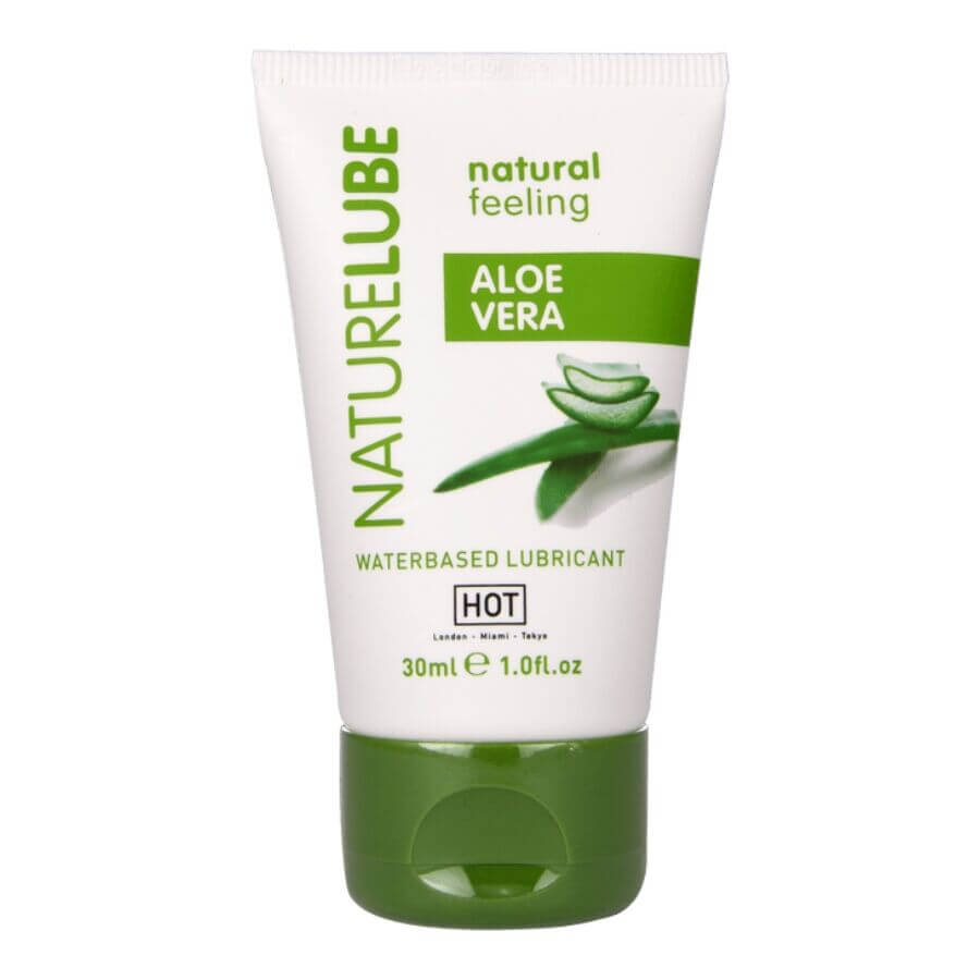 HOT - LUBRICANTE BASE AGUA ALOE VERA 30 ML