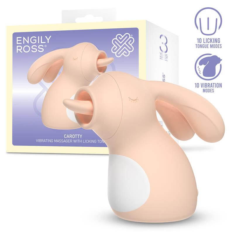 ENGILY ROSS - CAROTTY MASAJEADOR CON VIBRACION Y LICKING