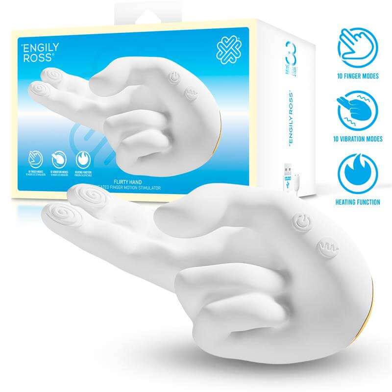 ENGILY ROSS - FLIRTY HAND ESTIMULADOR FINGER CON EFECTO CALOR