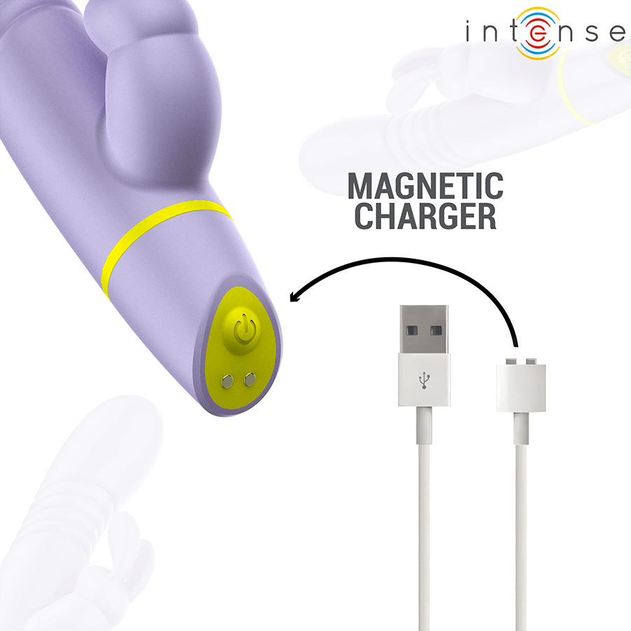 INTENSE - HELEN ESTIMULADOR RABBIT & VIBRADOR THRUSTING - Imagen 4