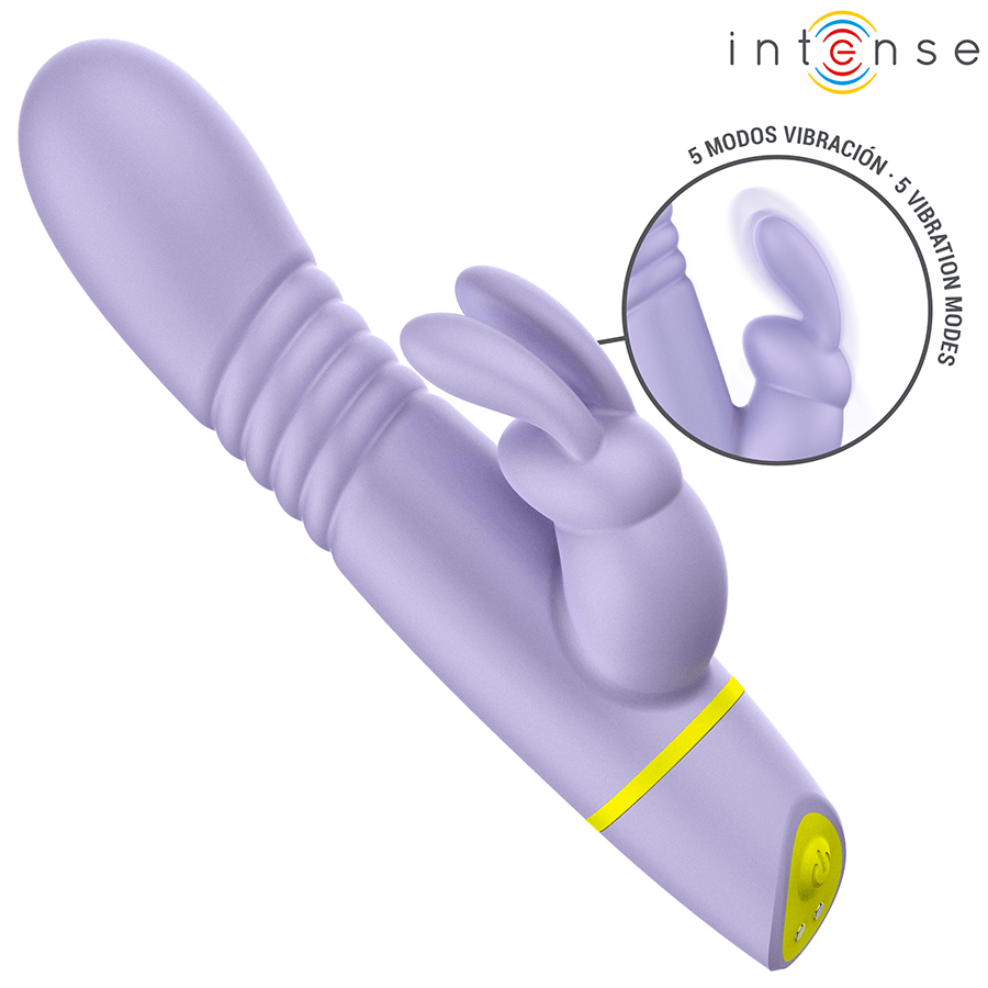 INTENSE - HELEN ESTIMULADOR RABBIT & VIBRADOR THRUSTING - Imagen 5