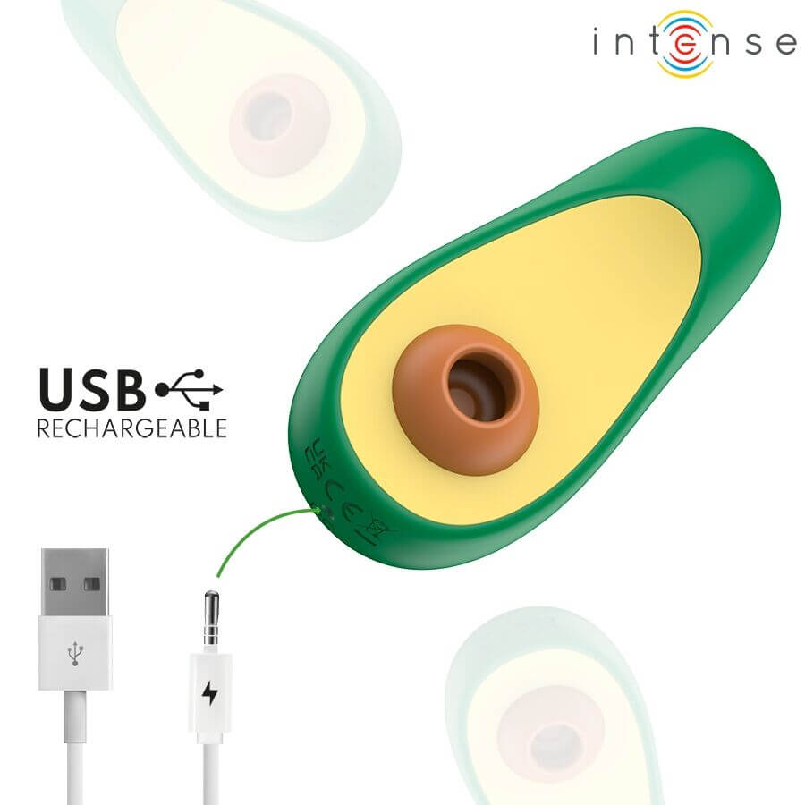 INTENSE - WAKI ESTIMULADOR SUCCIONADOR DE CLÍTORIS AGUACATE - Imagen 2