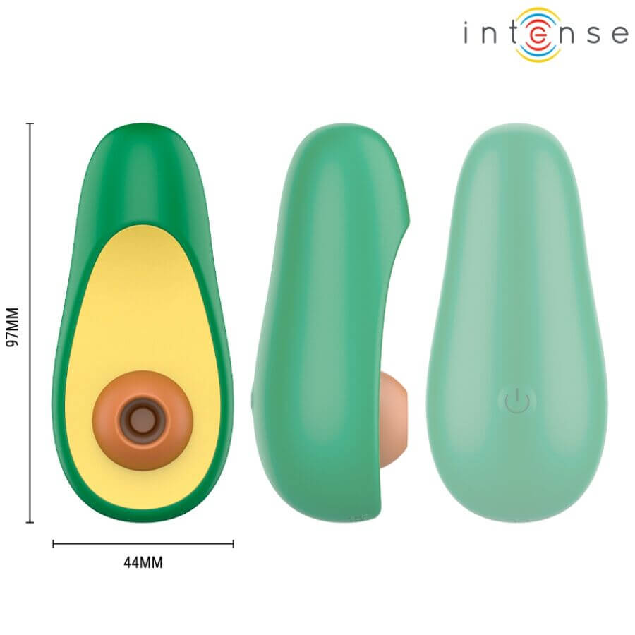 INTENSE - WAKI ESTIMULADOR SUCCIONADOR DE CLÍTORIS AGUACATE - Imagen 3