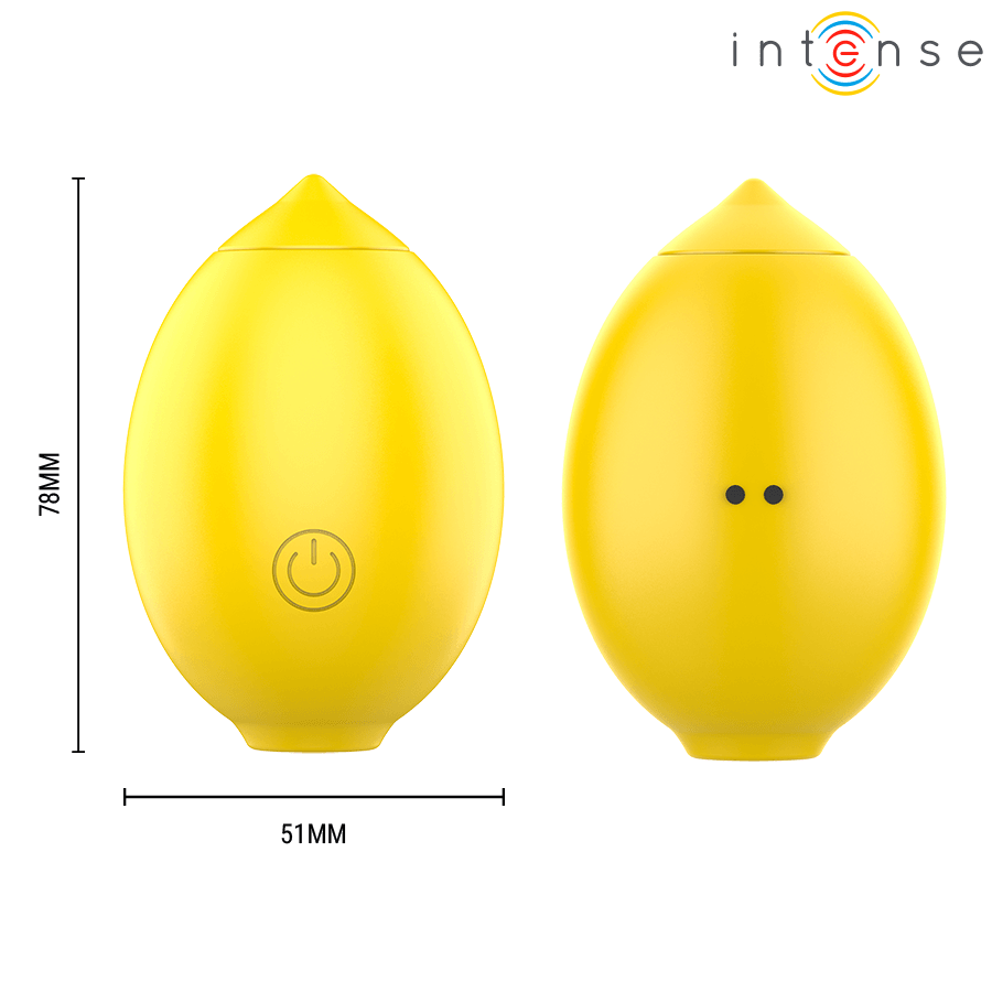 INTENSE - MONI ESTIMULADOR SUCCIONADOR DE CLÍTORIS LIMÓN - Imagen 4