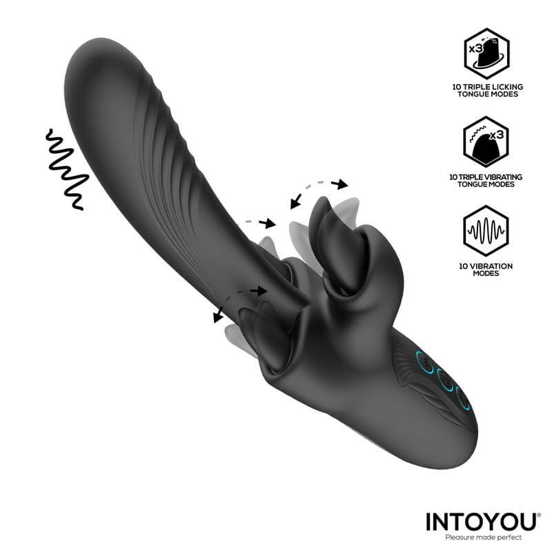 INTOYOU - TRITON VIBRADOR TRIPLE LENGUA - Imagen 2