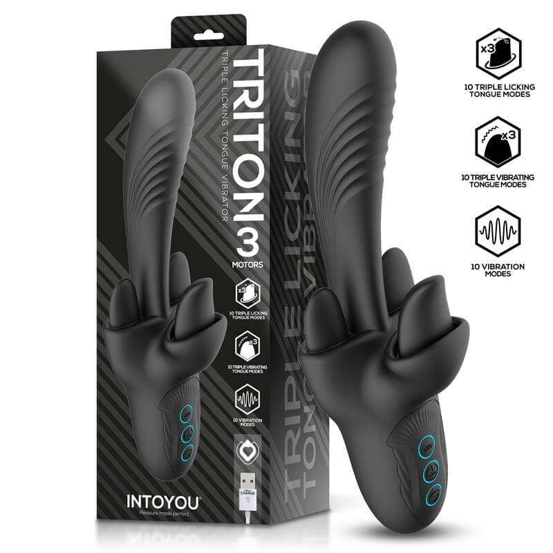 INTOYOU - TRITON VIBRADOR TRIPLE LENGUA
