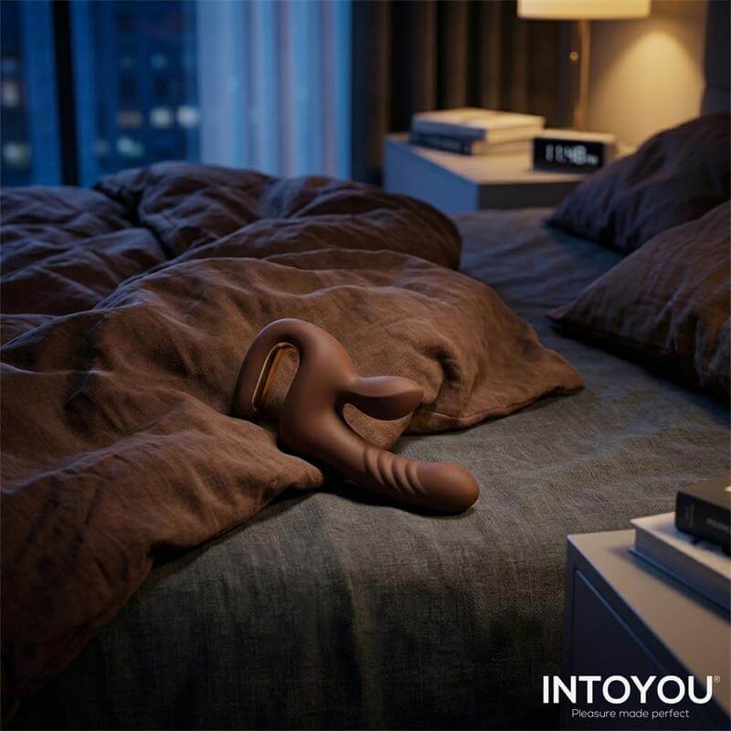 INTOYOU - MOCCA VIBRADOR CON THRUSTING Y MANGO ERGONOMICO - Imagen 5